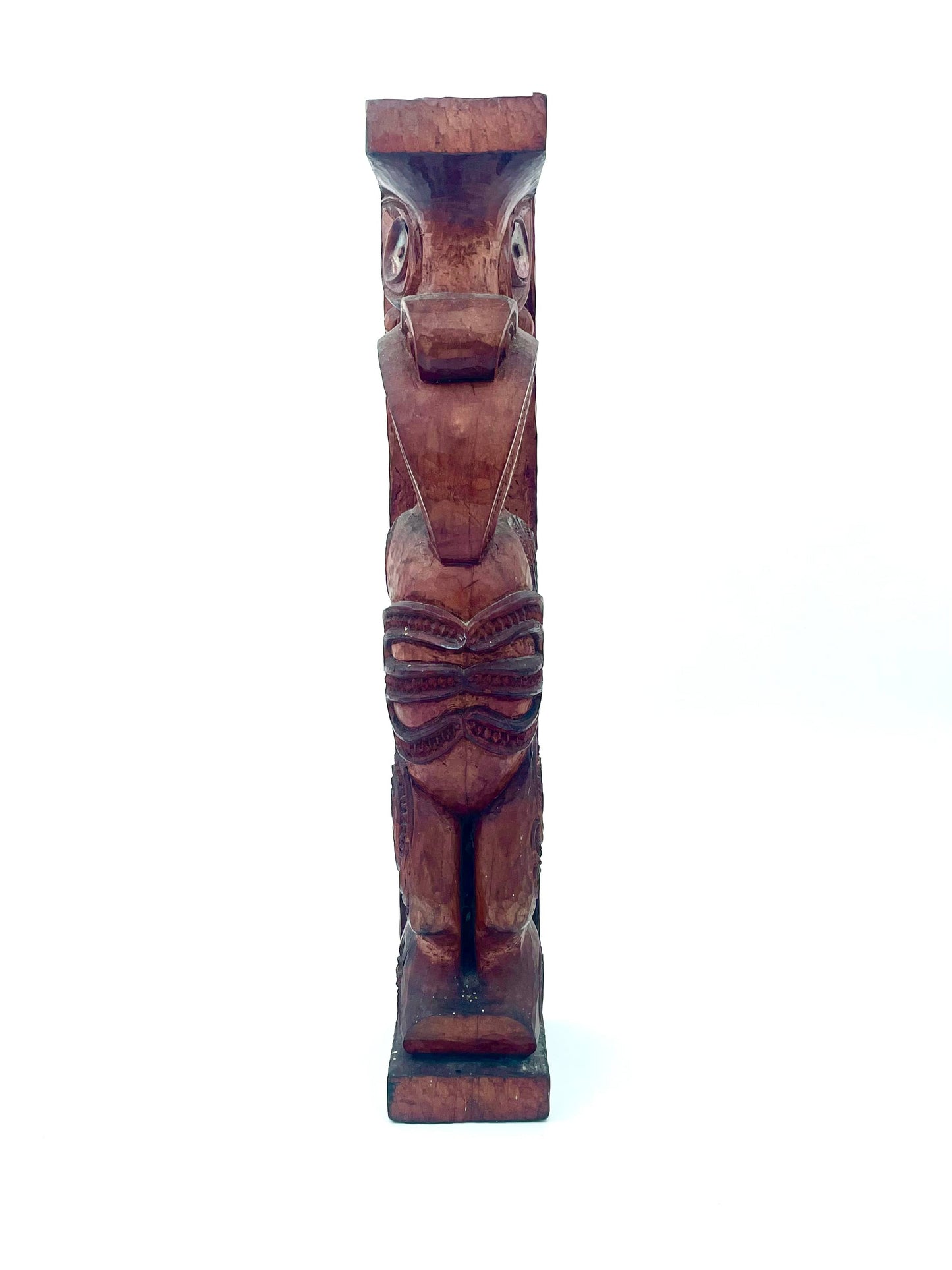 Maori Teko Teko Carving