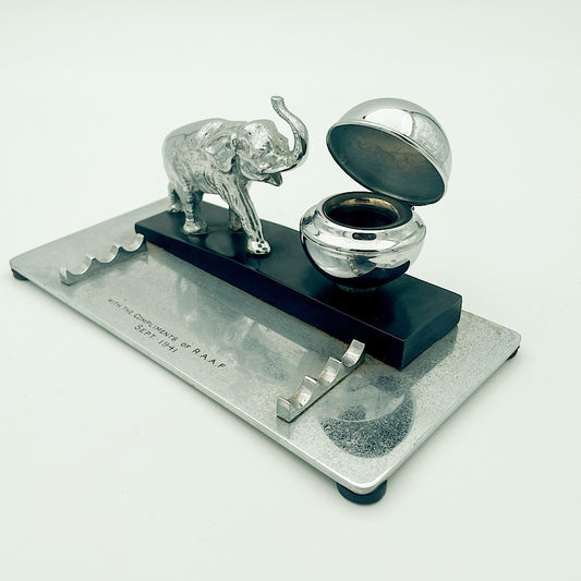 antique-silver-elephant-inkwell